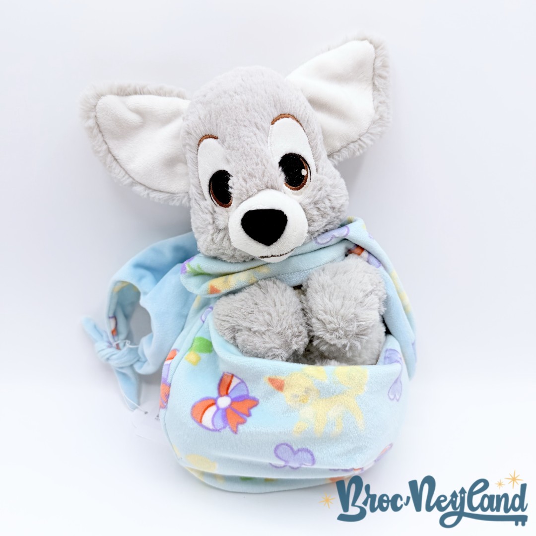 Peluche-Clochard-emmaillotée-La-Belle-et-le-Clochard-Disney-Parks-2017-Disneyland-couverture-cocon-30-cm (3)