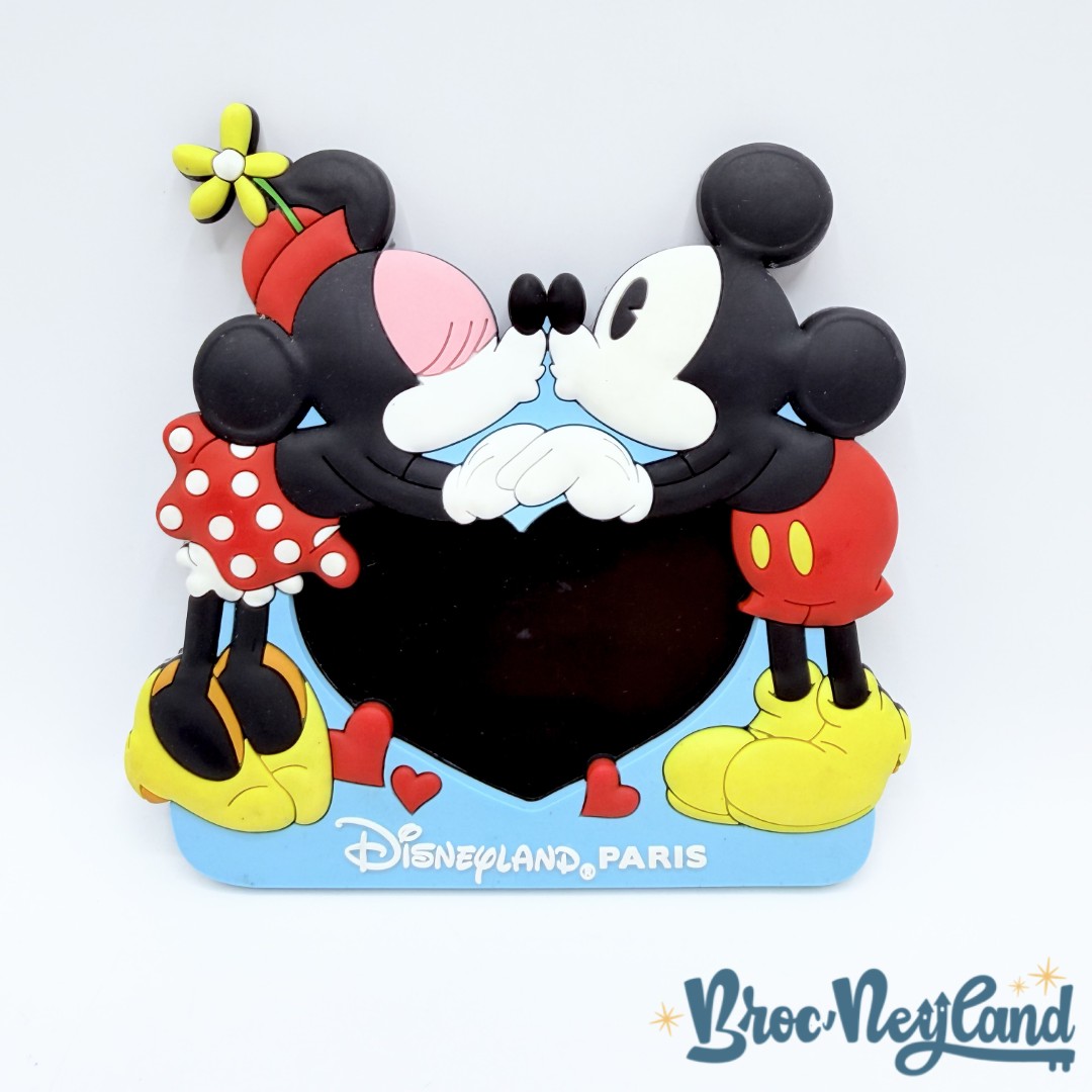 Magnet-Cadre-photo-Mickey-Minnie-Disneyland-Paris-Disney-bisous-rétro-aimant (2)