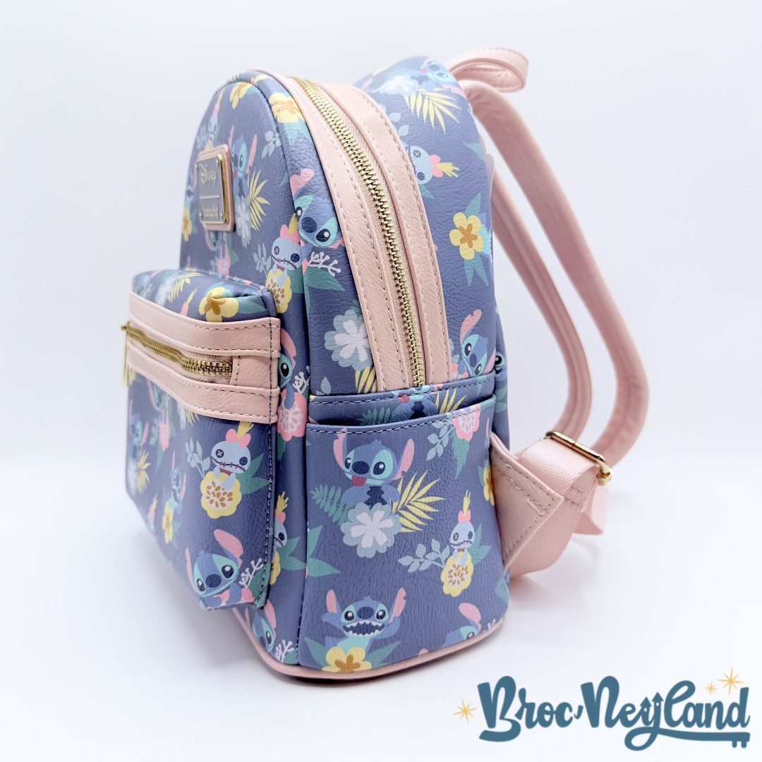 Sac-à-dos-Loungefly-Stitch-Souillon-Disney-bleu-rose-fleurs (5)
