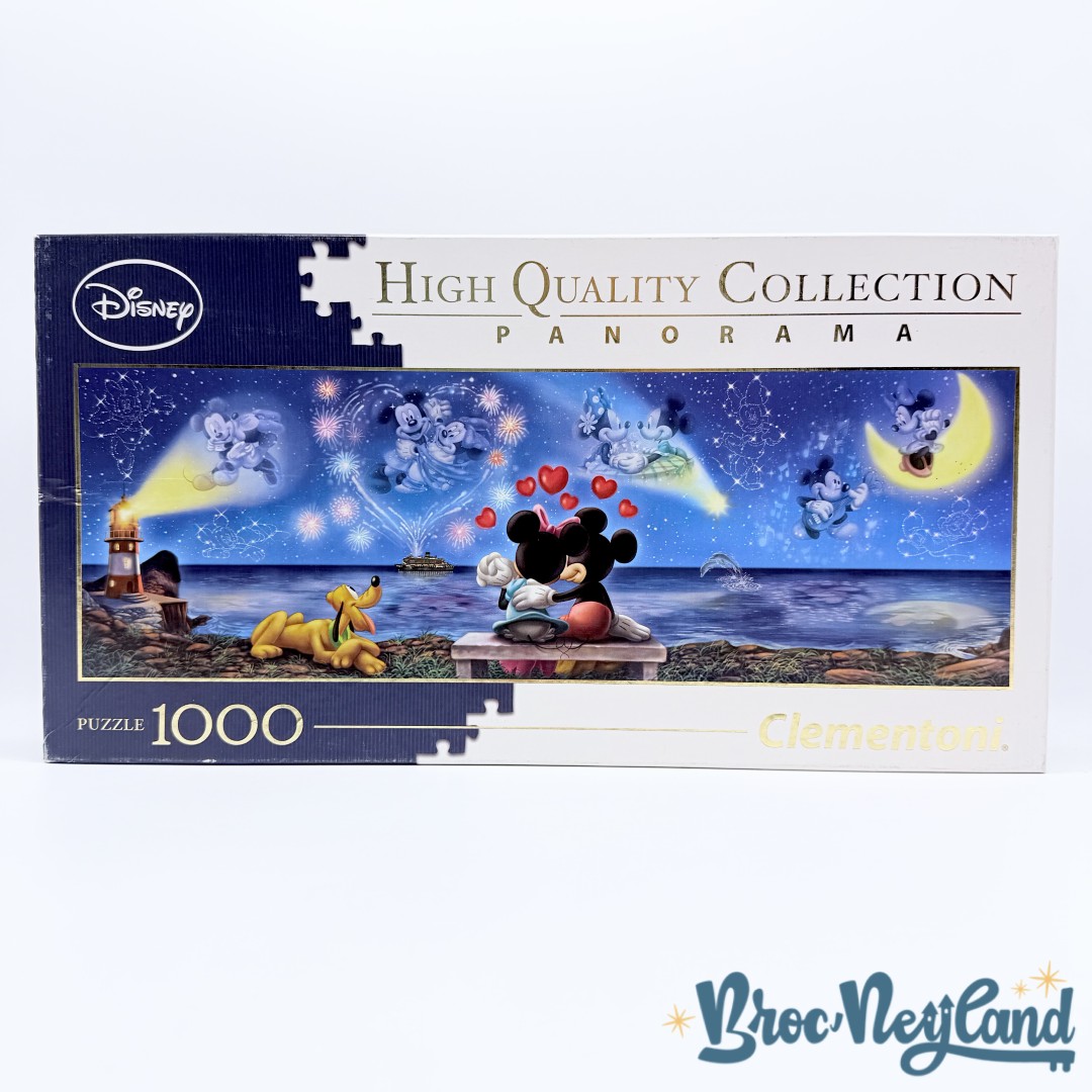 Puzzle-Panorama-1000-Pièces-Mickey-Minnie-Disney-Clementoni-39449-nuit-mer-banc (3)