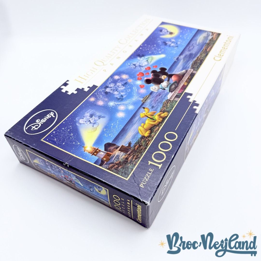 Puzzle-Panorama-1000-Pièces-Mickey-Minnie-Disney-Clementoni-39449-nuit-mer-banc (2)