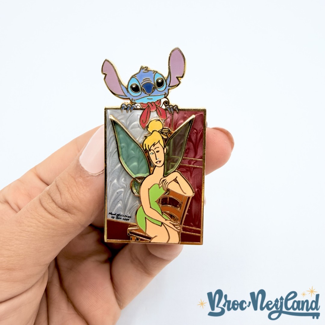 Pin-Stitch-Fée-Clochette-Modistitchiani-Pin-Art-Event-Edition-Limitée-900-EX-Disneyland-Paris-2009-Stitch-Tinker-Bell-72783 (2)
