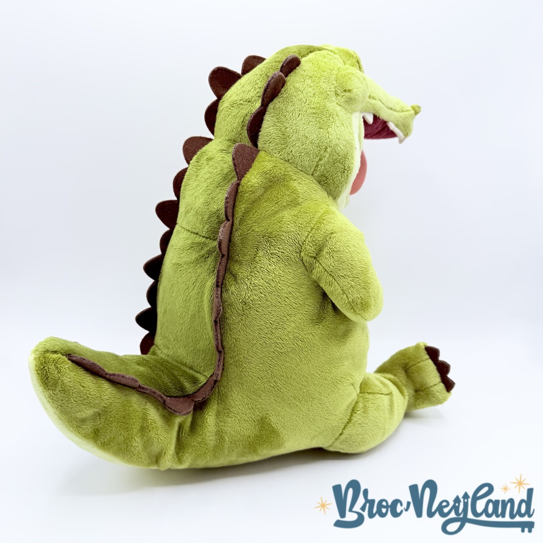 Peluche-Louis-trompette-La-Princesse-et-la-Grenouille-Disney-Store-2009-crocodile-alligator-vert-32-cm (7)