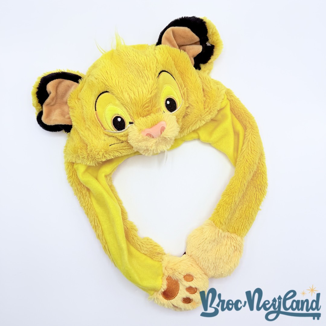Bonnet-Simba-Le-Roi-Lion-disneyland-2019-Disney-chapeau-jaune-oreilles-bougent-articulées (2)