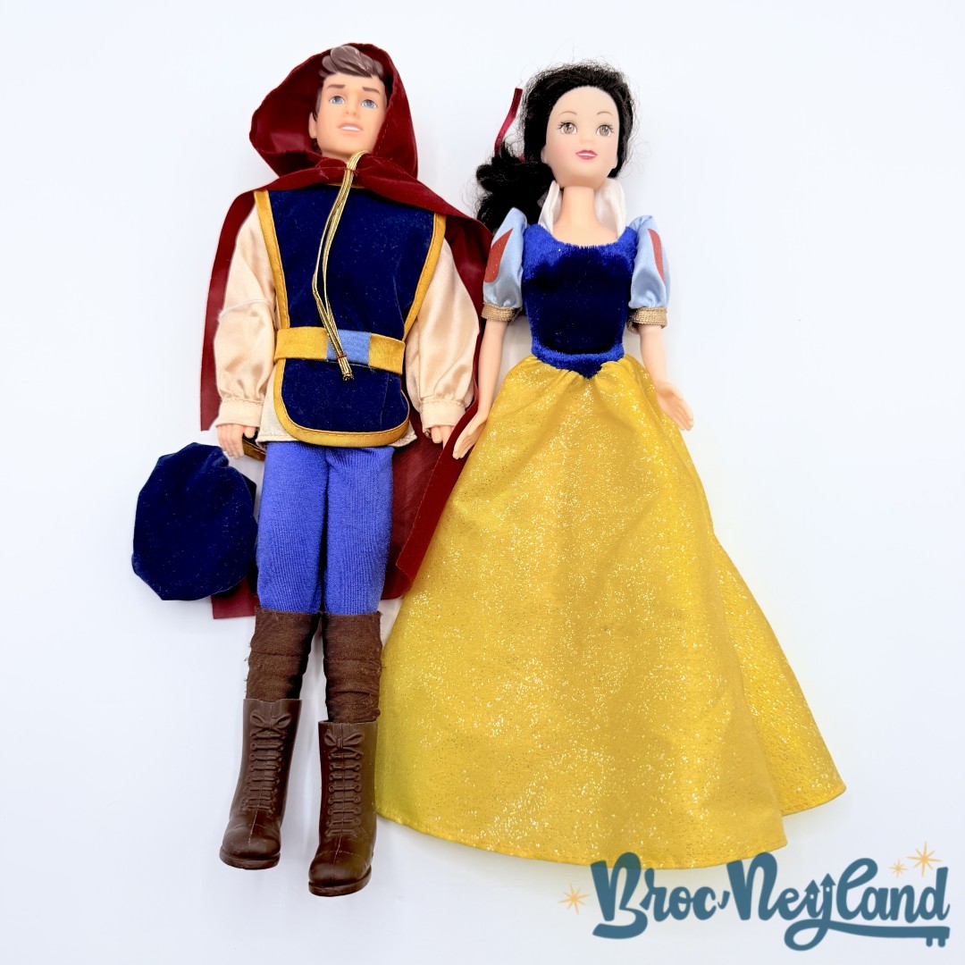 Poupées-Blanche-Neige-Prince-Florian-Disney-Simba-Toys-vintage-duo-couple (2)
