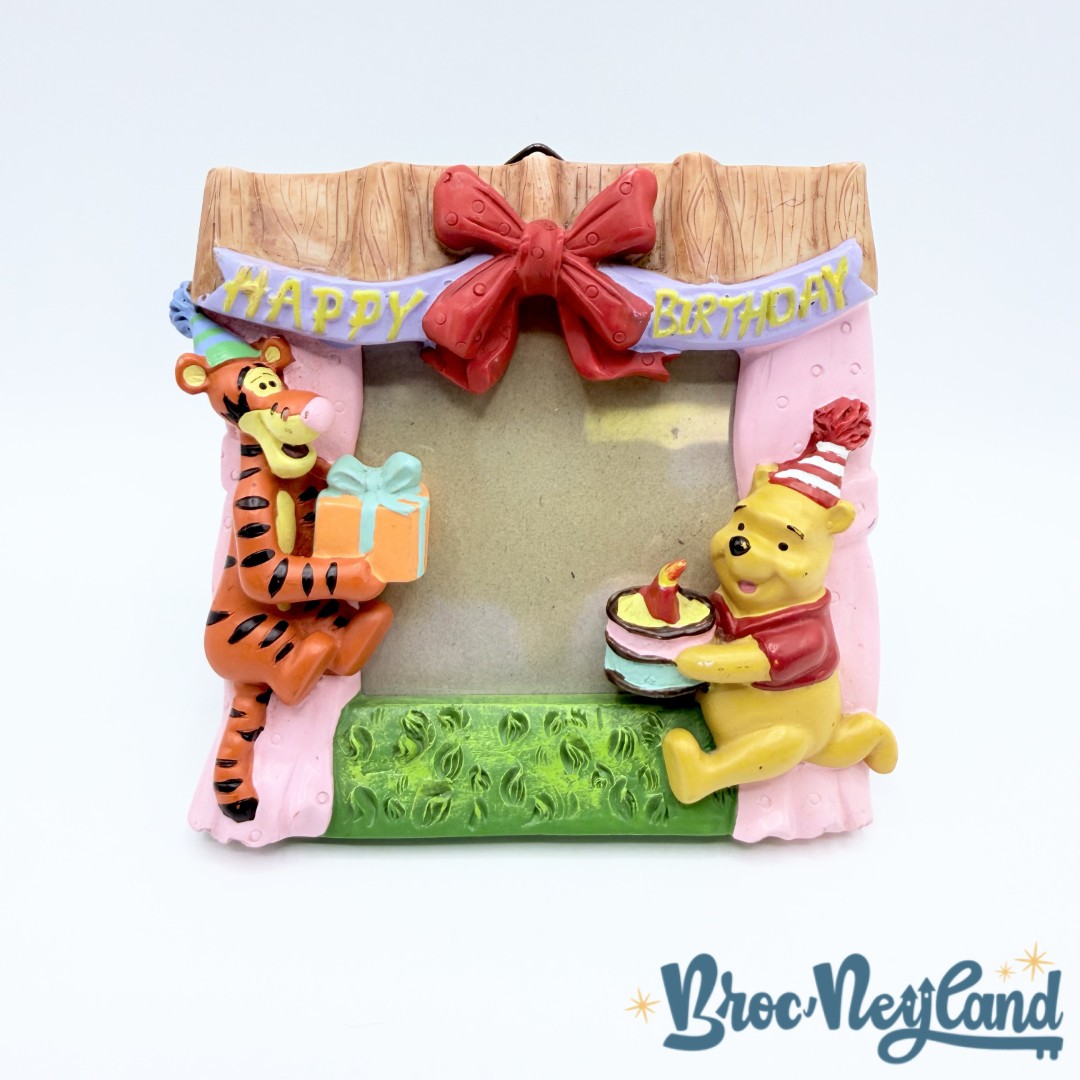 Cadre-photo-Winnie-ourson-Tigrou-Happy-Birthday-Disney-résine-relief-3D (3)
