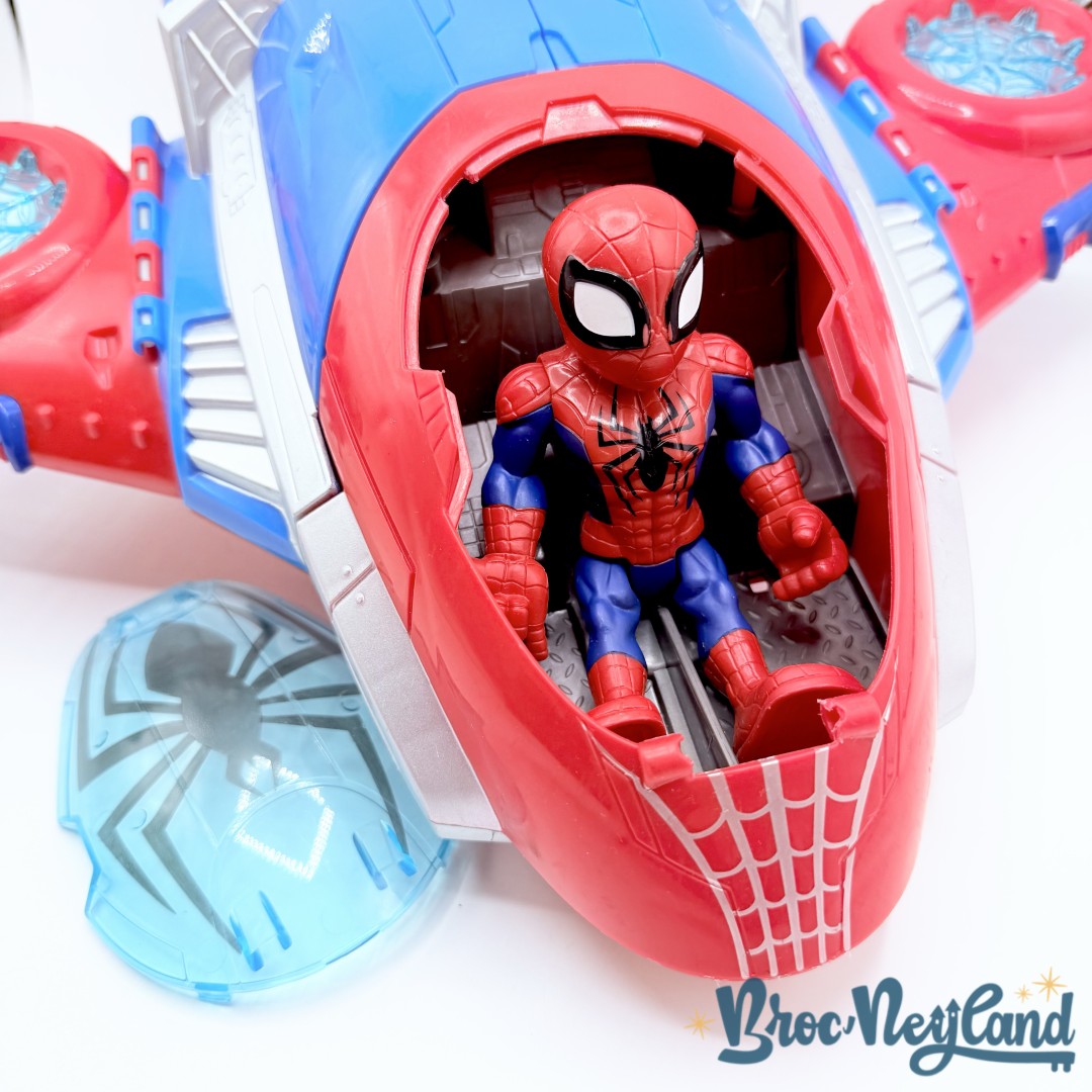 Jouet-Figurine-Spider-Man-Aracnojet-Marvel-Super-Hero-Adventures-Hasbro-vaisseau-véhicule (7)