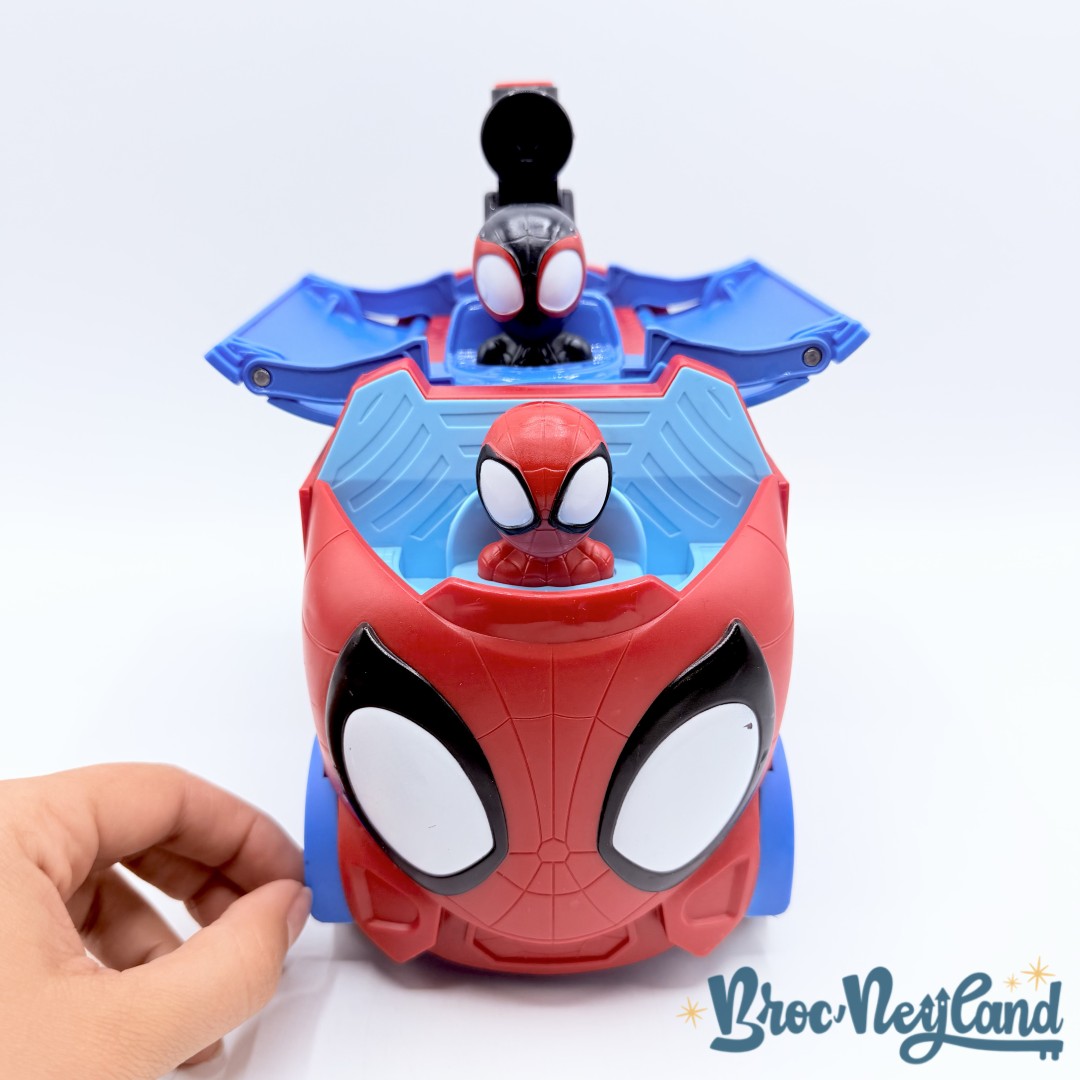 Jouet-Figurine-Spidey-Web-Spinning-Hauler-Marvel-Jazwares-Spider-Man-véhicule-lance-toile-transformable (2)