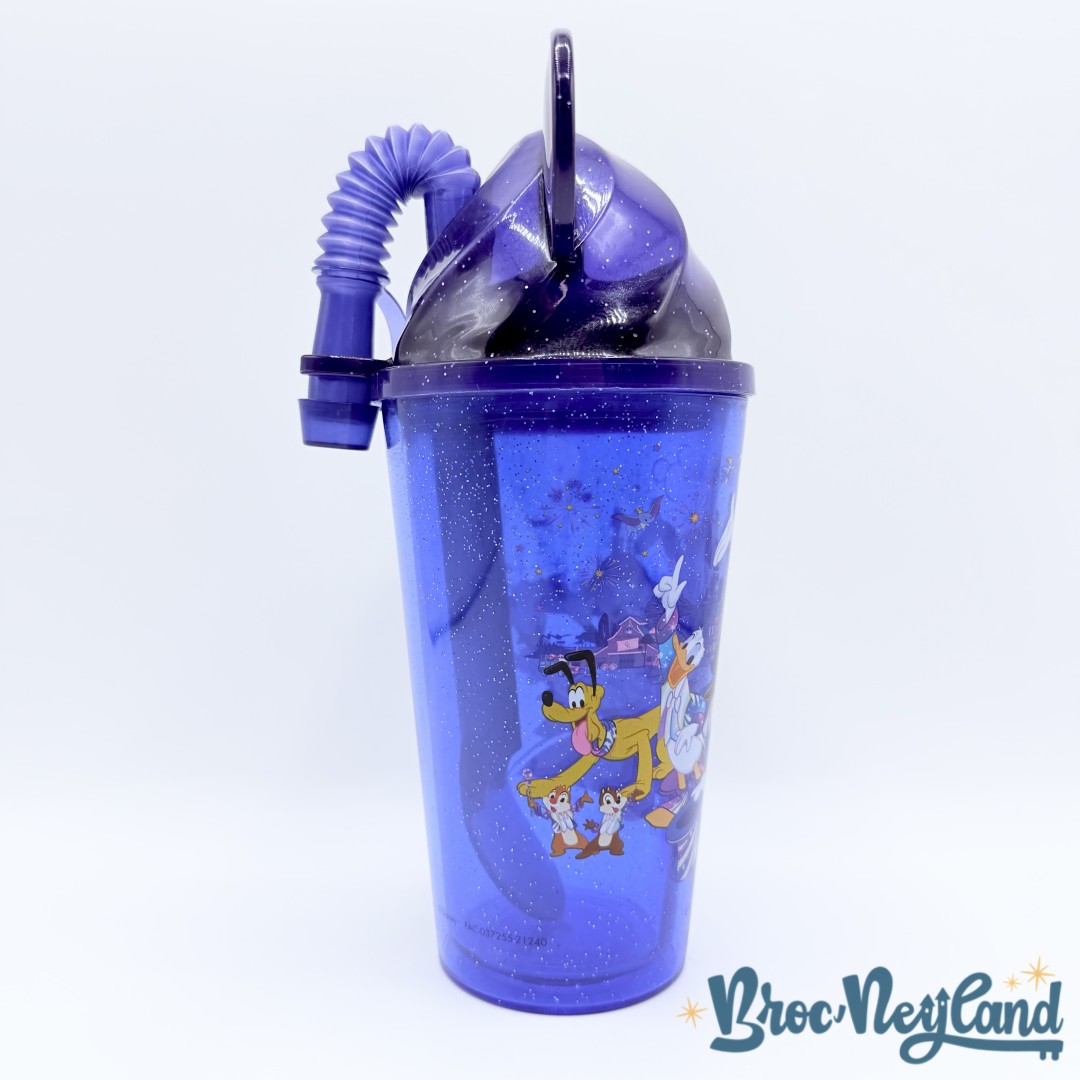 Gobelet-paille-Mickey-et-ses-amis-30ème-Anniversaire-Disneyland-Paris-30-ans-Disney-verre-plastique-bleu (5)