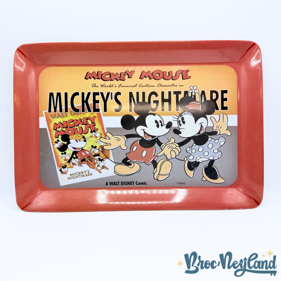 Plateau-Mickeys-Nightmare-Disney-plastique-rétro-vintage-rouge (2)