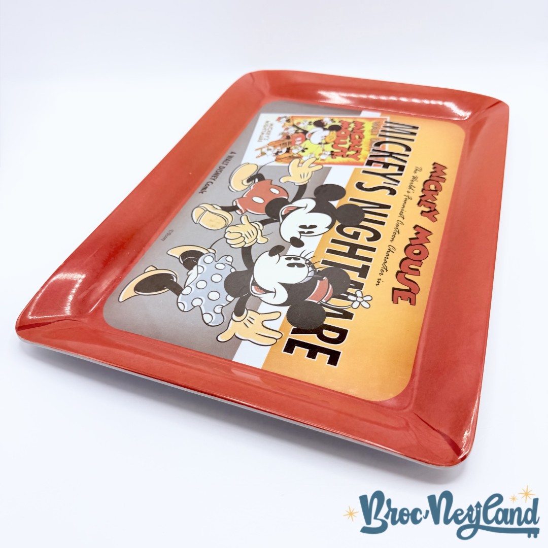 Plateau-Mickeys-Nightmare-Disney-plastique-rétro-vintage-rouge (3)