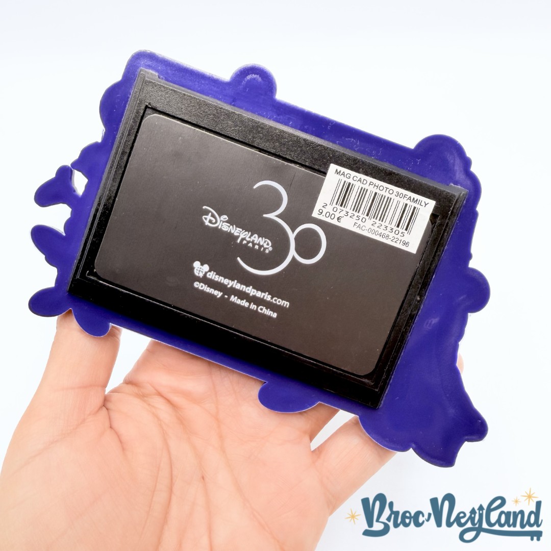 Magnet-Cadre-photo-Mickey-Minnie-30ème-anniversaire-Disneyland-Paris-30-ans-Disney-bleu-aimant (1)