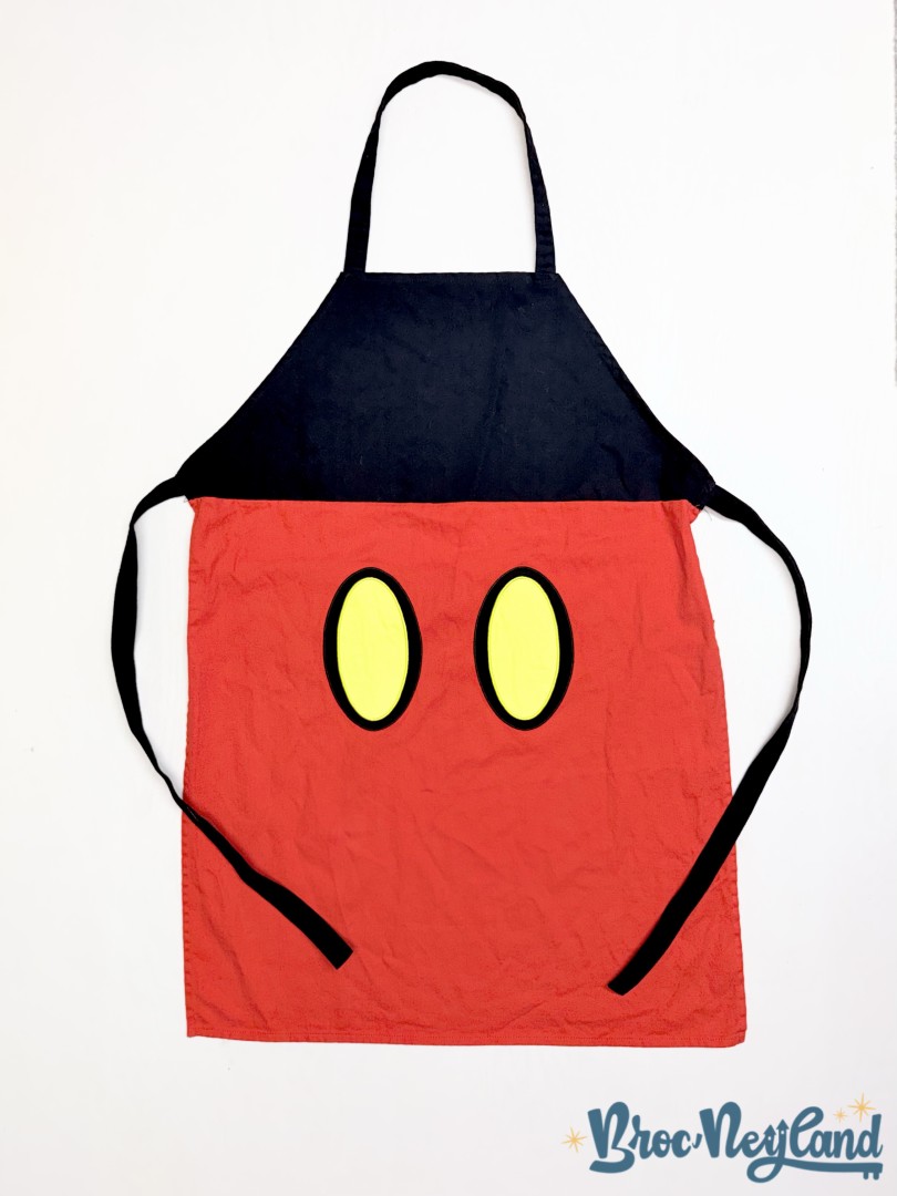 Tablier-Mickey-Mouse-Disney-Store-cuisine-rouge-noir