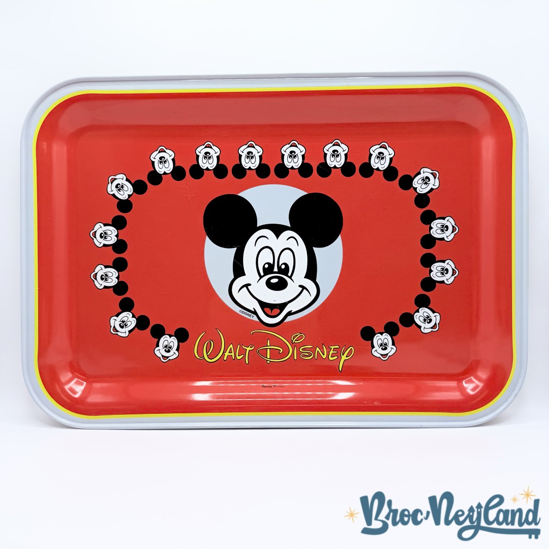 Plateau-Mickey-Mouse-Walt-Disney-vintage-métal-rouge (3)