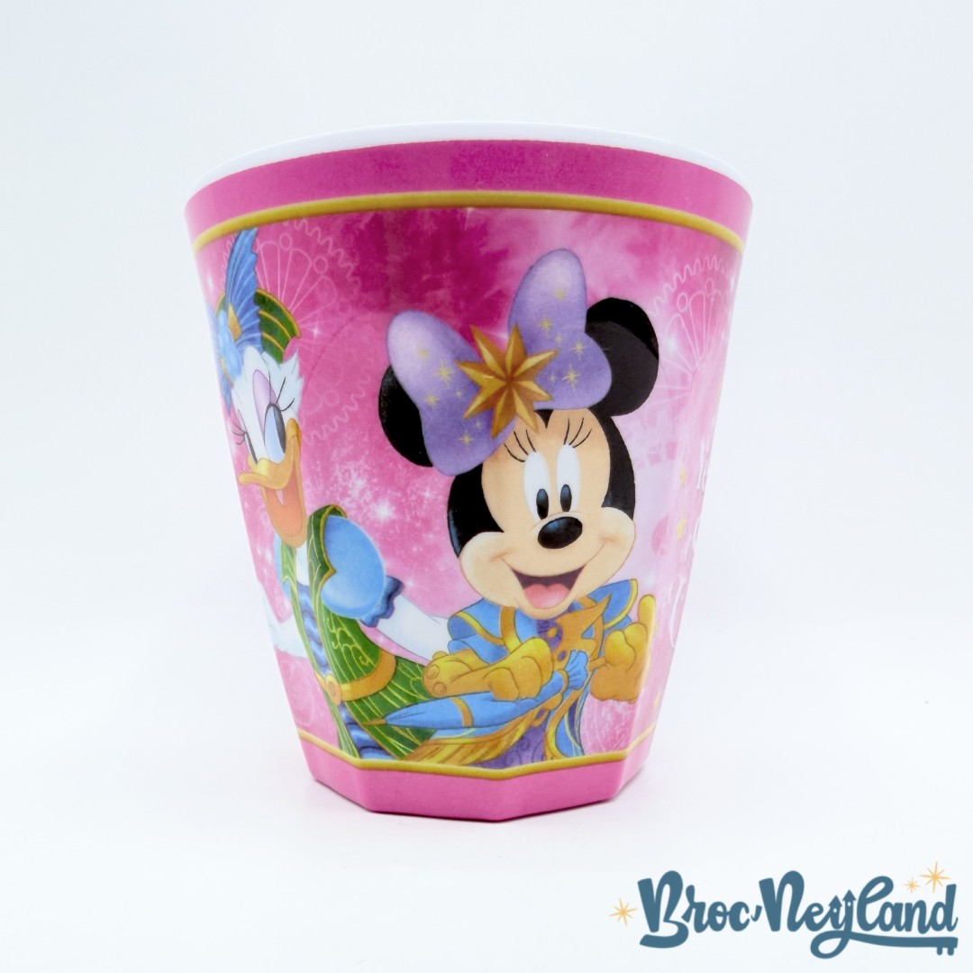 Gobelet-Minnie-Daisy-25ème-anniversaire-Disneyland-Paris-25-Years-of-Stars-Disney-verre-plastique-rose (4)