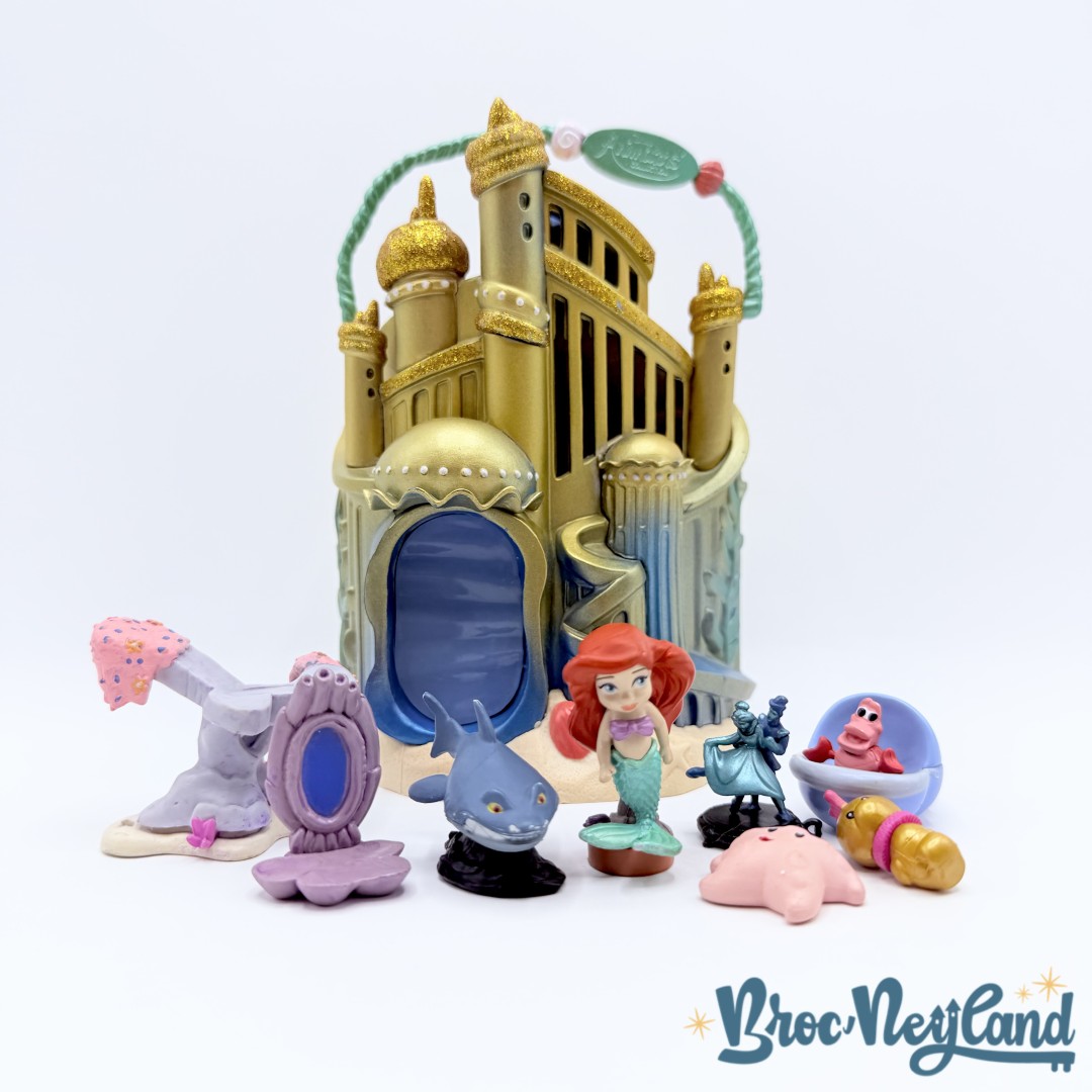 Figurine-Palais-sous-la-mer-Ariel-La-Petite-Sirène-Animators-Collection-Littles-Disney-Store-2018-Ensemble-jeu-miniature-château (2)
