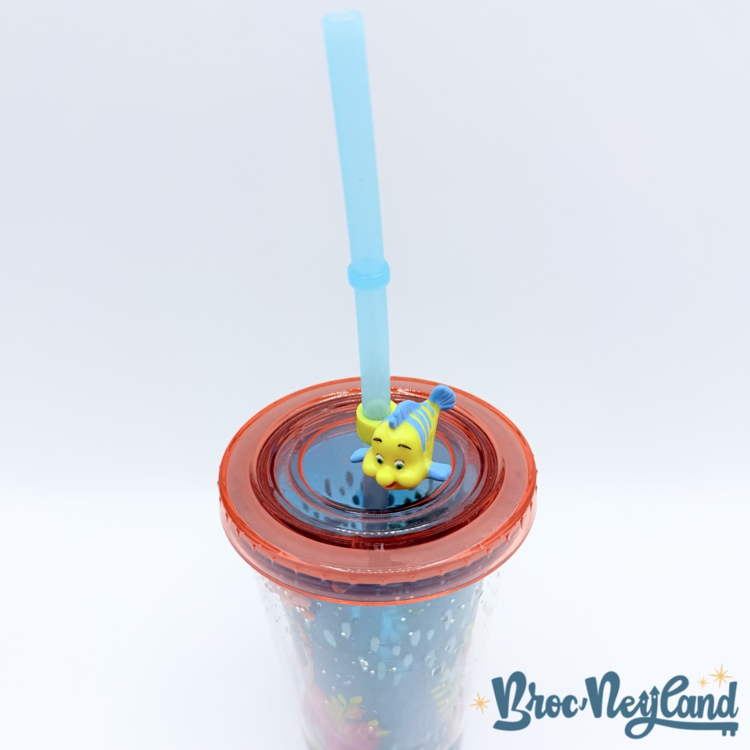 Gobelet-paille-Ariel-La-Petite-Sirène-Disney-Store-2023-verre-plastique-double-paroi (4)