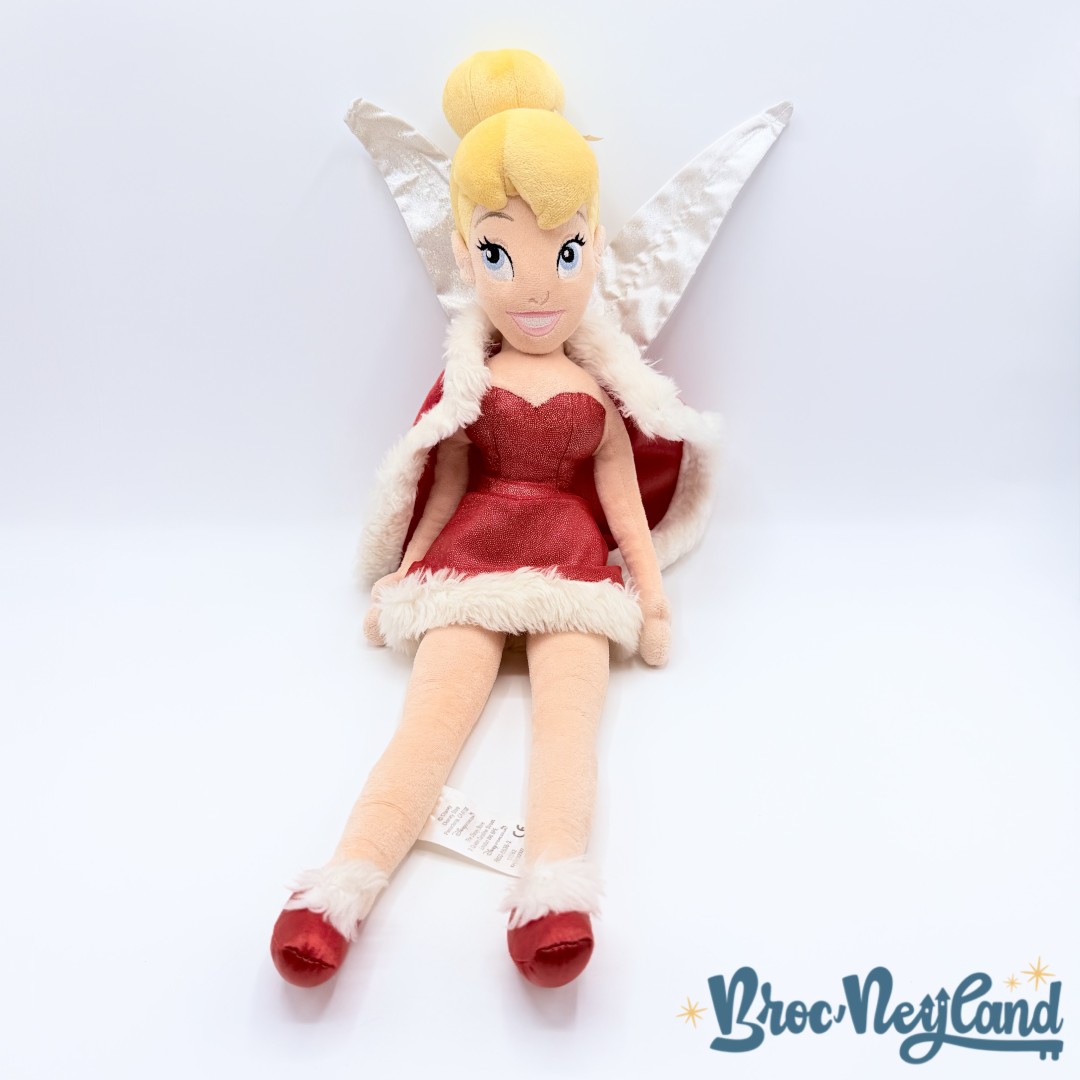 Poupée-chiffon-Fée-Clochette-Noël-Disney-Store-2011-Peter-Pan-peluche-robe-rouge-56-cm (3)