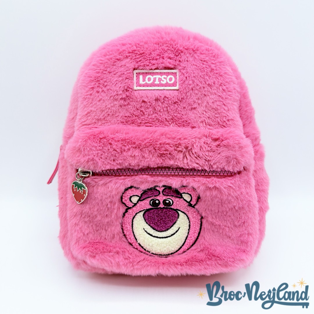 Sac-à-dos-Lotso-Disney-Toy-Story-fourrure-ours-rose (4)
