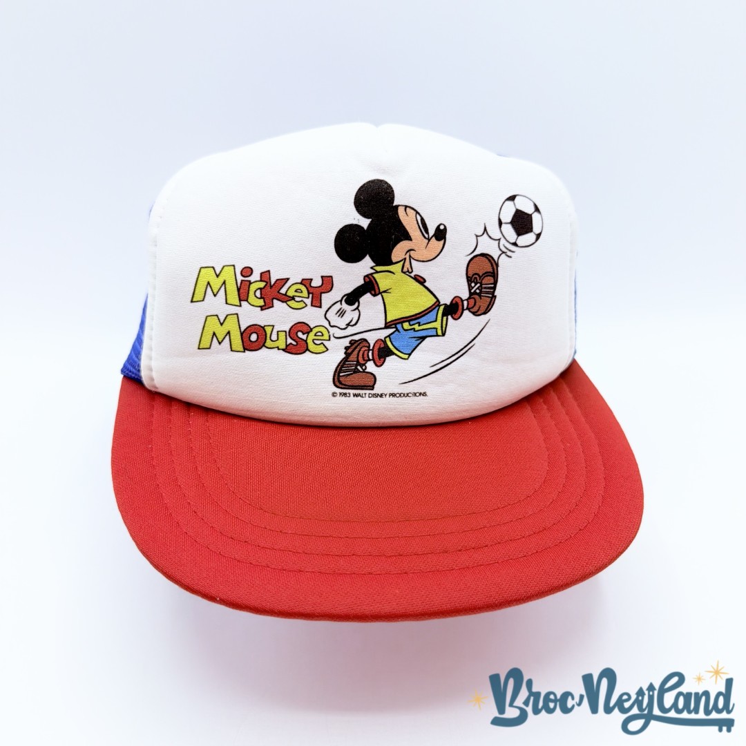 Casquette-Mickey-Mouse-Football-Walt-Disney-Productions-EuroCap-vintage-bleu-blanc-rouge (4)