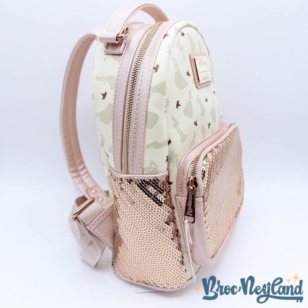 Sac-à-dos-Loungefly-Ultimate-Princesses-Sequin-Disney-rose (4)