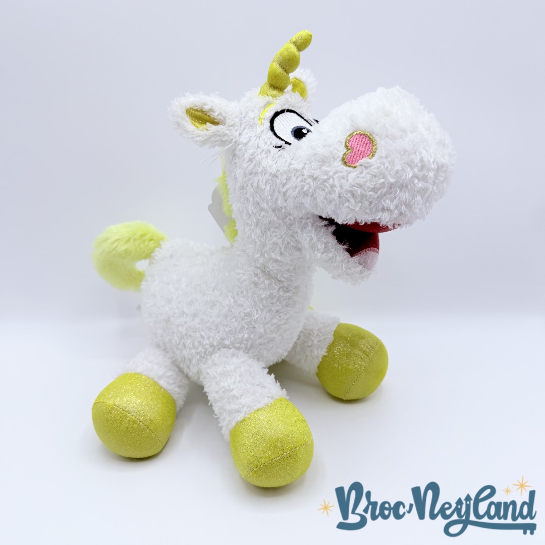 Peluche-Bouton-or-lumineux-Toy-Story-3-Disneyland-Paris-2018-Disney-licorne-blanc-26-cm (7)