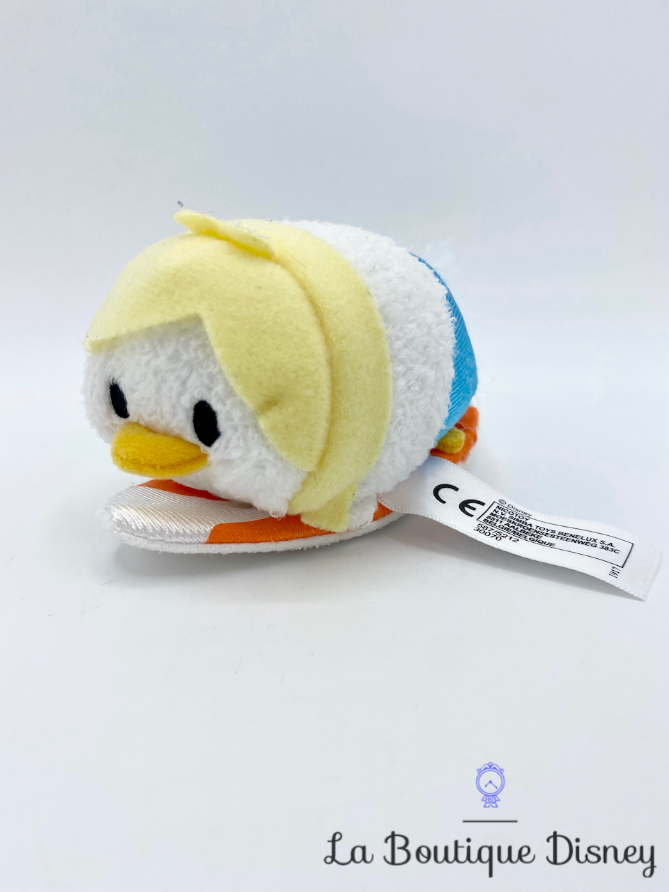 Peluche Tsum Tsum Donald Duck Surfeur Disney Nicotoy canard blanc surf