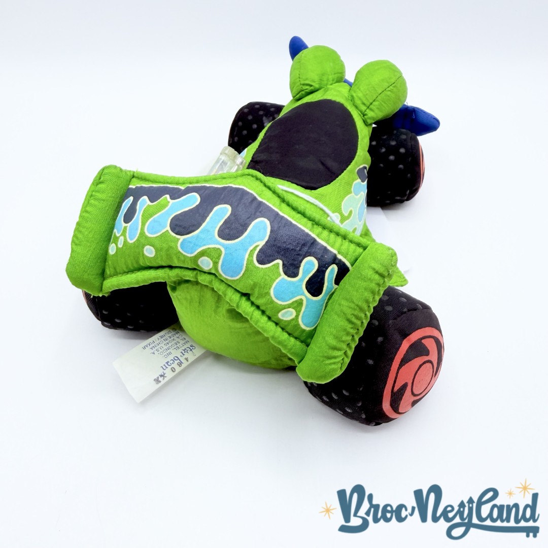Peluche-RC-Car-Karting-Toy-Story-2-Disney-Mattel-2000-Star-Bean-voiture-vert-18-cm (6)