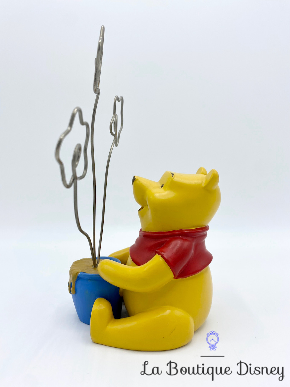 porte-photo-résine-winnie-ourson-pot-miel-disney-cadre-fer-1