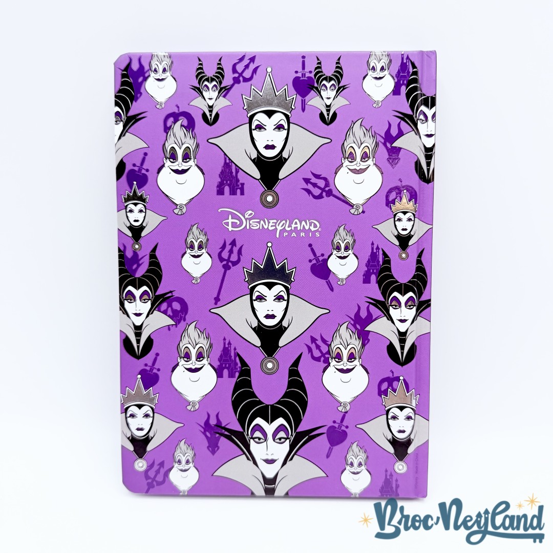 Carnet-Villains-FabulouslY-villainous-Disneyland-Paris-Disney-cahier-notes (1)