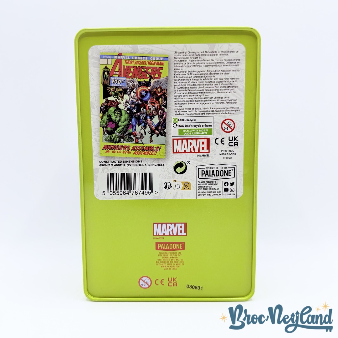 Puzzle-750-pièces-Avengers-Assemble-Marvel-Paladone-boite-métal-jaune (4)