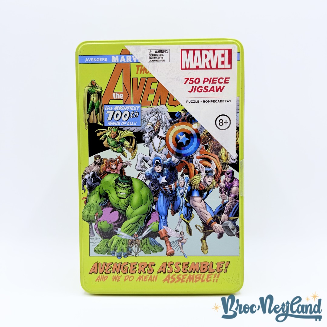 Puzzle-750-pièces-Avengers-Assemble-Marvel-Paladone-boite-métal-jaune (2)