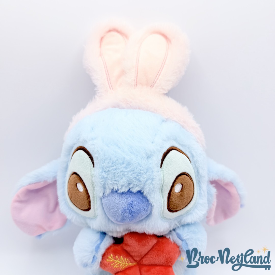 Peluche-Stitch-lapin-fleur-Disney-Miniso-Pot-de-Miel-35-cm (3)