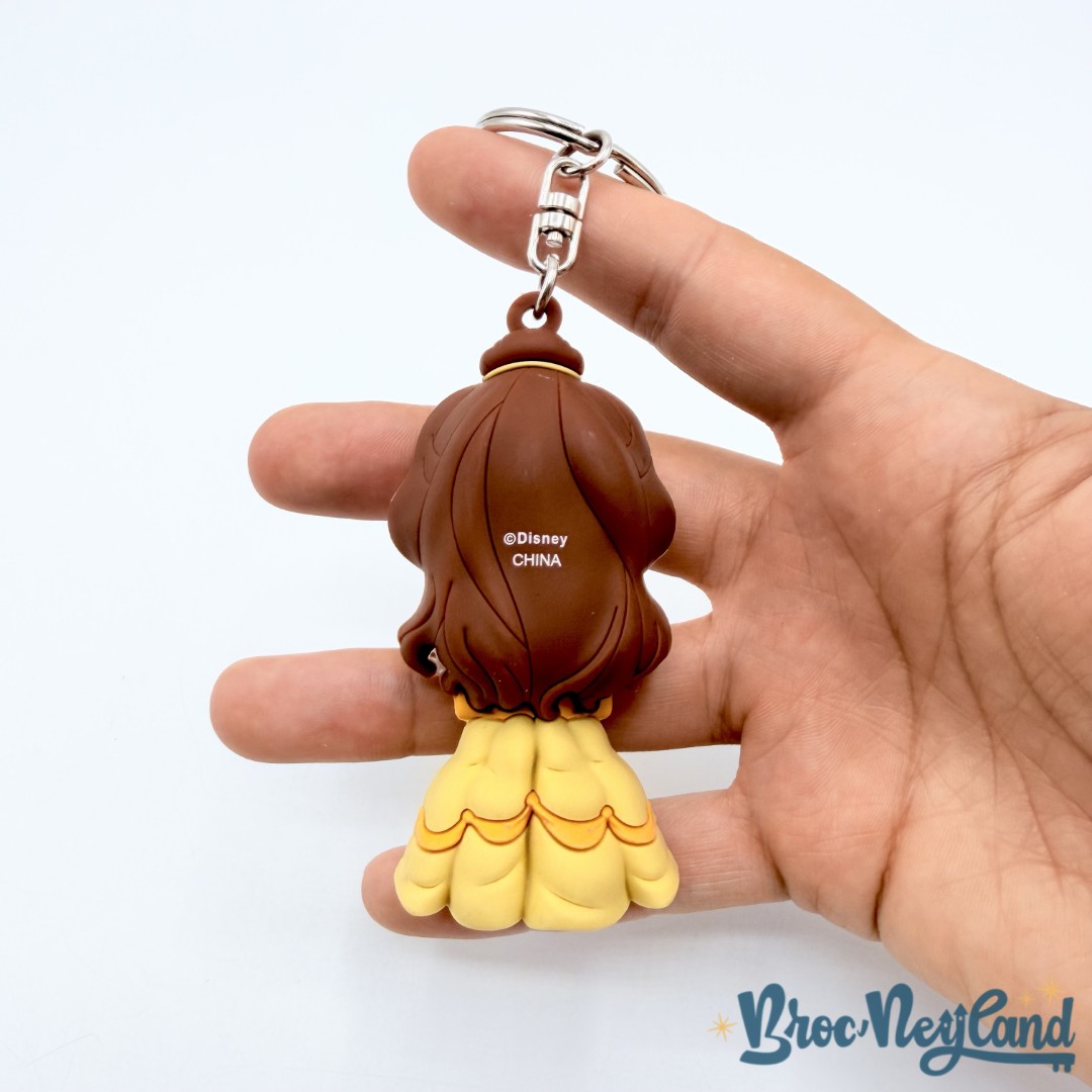 Porte-clés-Belle-La-Belle-et-la-Bête-Disneyland-Paris-Disney-figurine-plastique-princesse-jaune (2)