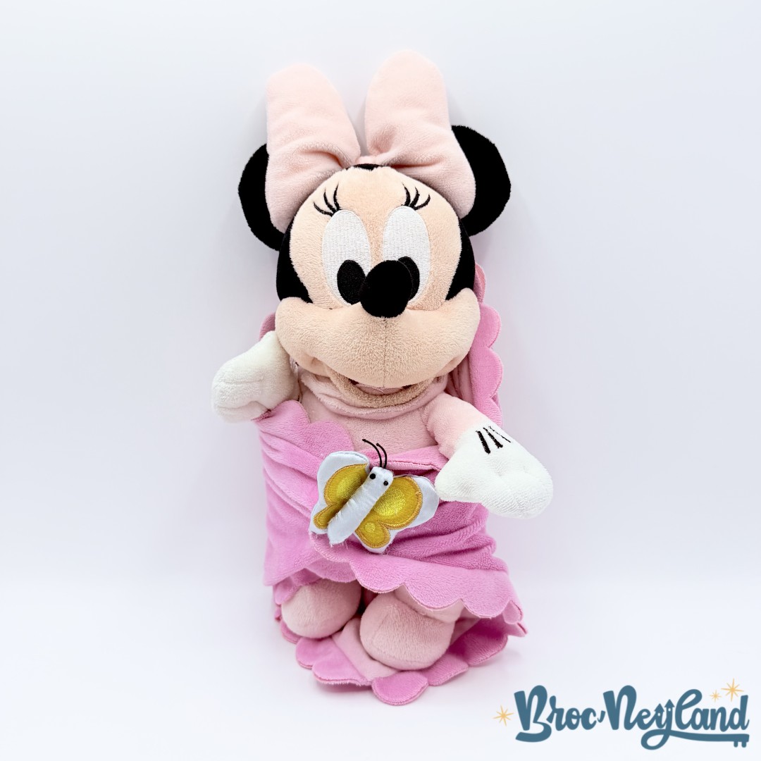 Peluche-Minnie-Mouse-Disney-Babies-Disneyland-couffin-couverture-rose-papillon (3)