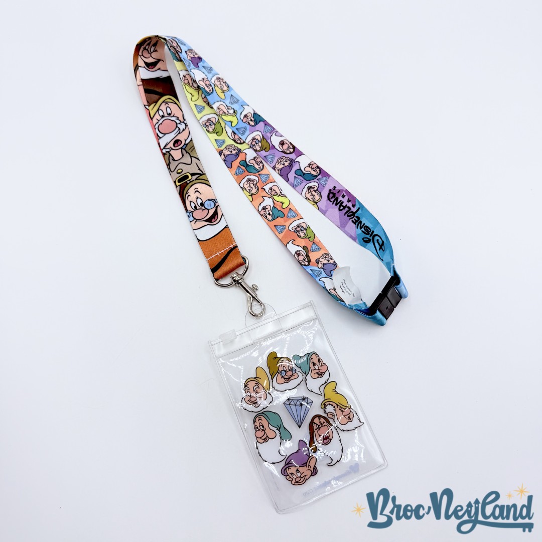 Lanière-Pins-Blanche-Neige-et-les-sept-nains-Disneyland-Paris-Disney-pochette-cordon-tour-de-cou (3)