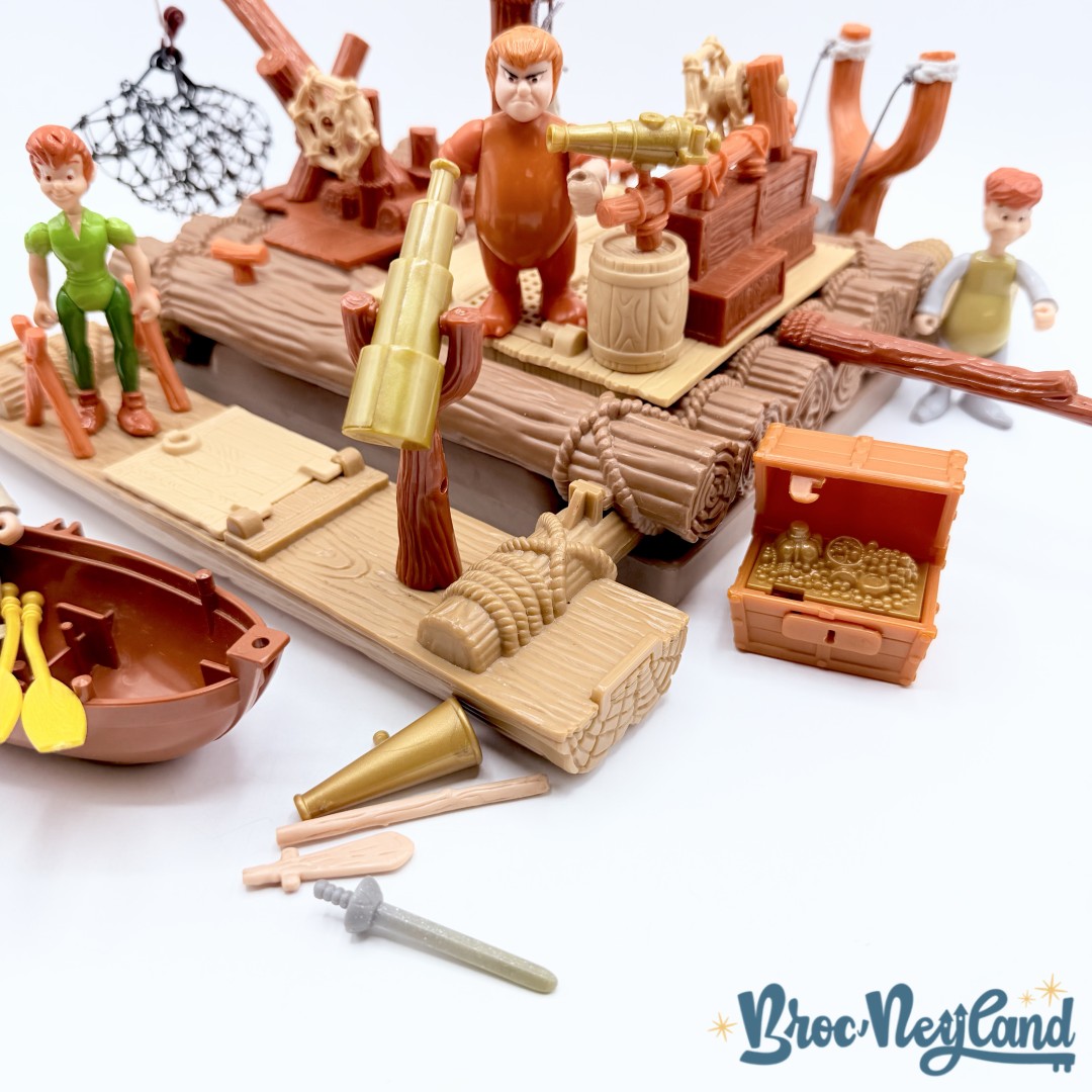Jouet-Figurines-Radeau-des-Enfants-Perdus-Peter-Pan-Disney-Heroes-Famosa-vintage-ensemble-de-jeu-playset (3)