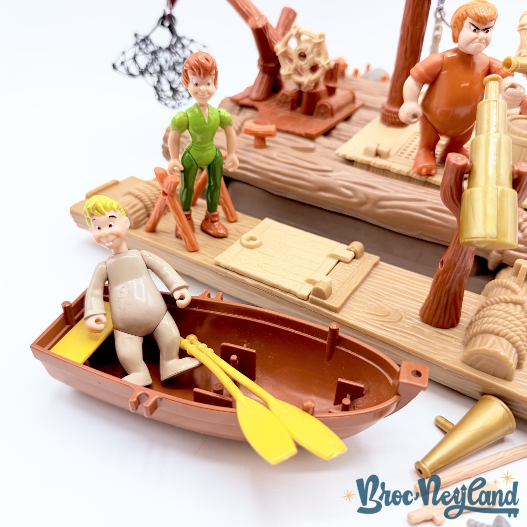 Jouet-Figurines-Radeau-des-Enfants-Perdus-Peter-Pan-Disney-Heroes-Famosa-vintage-ensemble-de-jeu-playset (5)