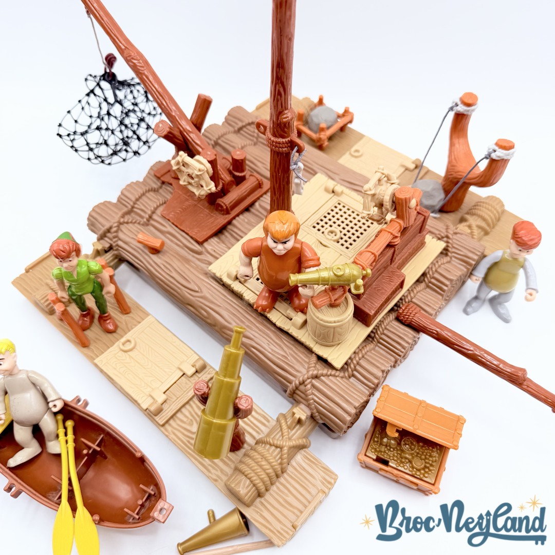 Jouet-Figurines-Radeau-des-Enfants-Perdus-Peter-Pan-Disney-Heroes-Famosa-vintage-ensemble-de-jeu-playset (7)