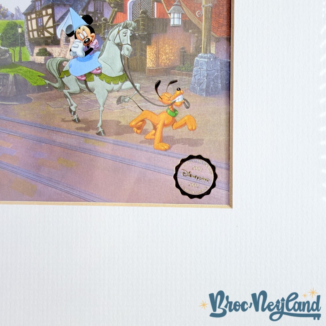 Cadre-Lithographie-Cast-Member-10-ans-ancienneté-Disneyland-Paris-Disney (4)