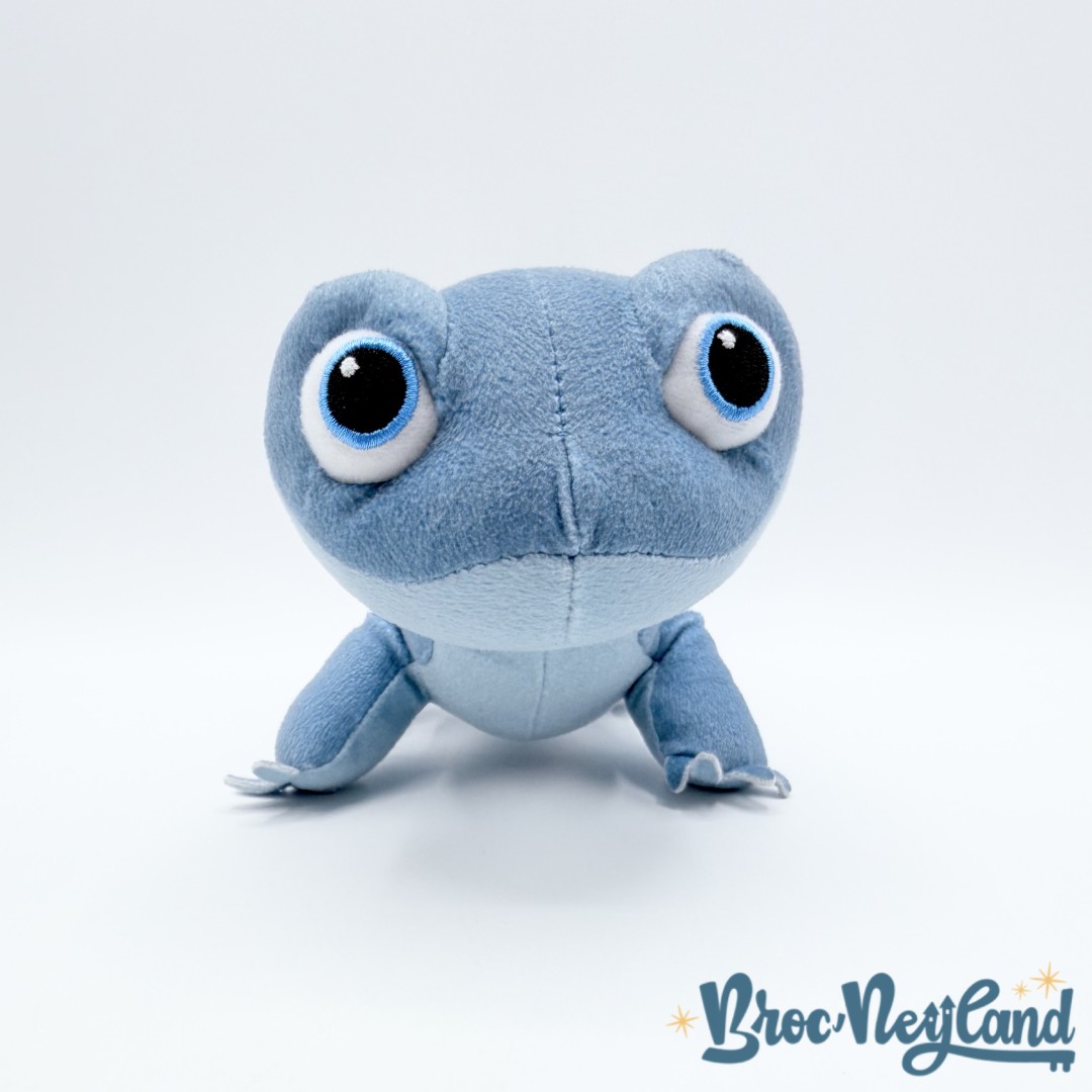 Peluche-Bruni-La-Salamandre-La-reine-des-neiges-2-Disney-Parks-Disneyland-lézard-bleu-violet-26-cm (2)
