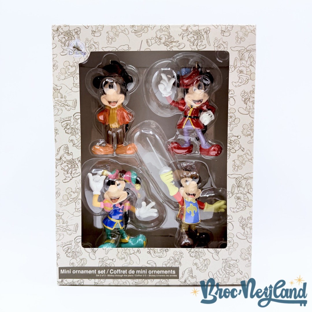 Ornements-Mickey-à-travers-les-âges-Set-33-Disney-Store-2018-boule-suspension-Noël (1)