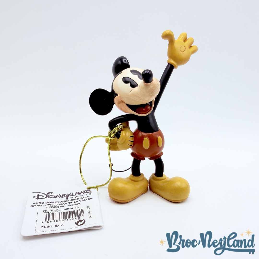 Figurine-Mickey-Mouse-90-Years-Kevin-&amp;-Jody-Disneyland-Paris-2018-Disney-métal-édition-limitée (5)