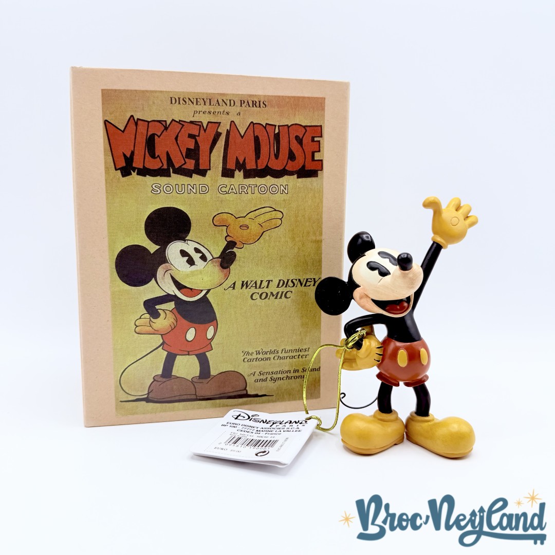 Figurine-Mickey-Mouse-90-Years-Kevin-&amp;-Jody-Disneyland-Paris-2018-Disney-métal-édition-limitée (6)