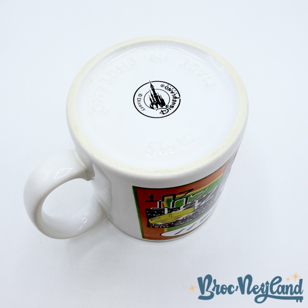 Tasse-Dingo-Wow-Donald-Yikes-Disneyland-Paris-mug-Disney-vintage-BD-vert-orange (4)