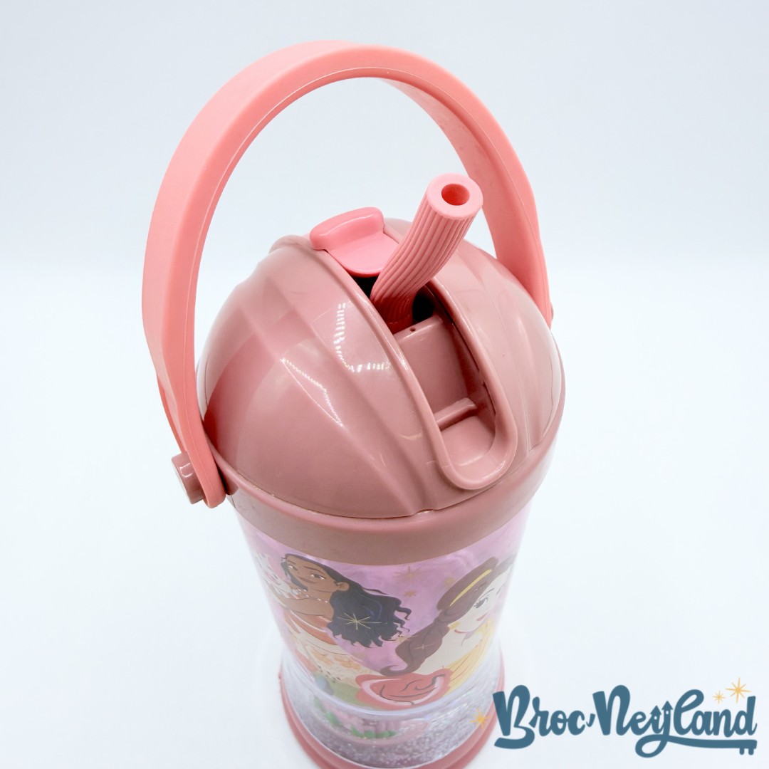 Gourde-Princesses-Disneyland-Disney-gobelet-paille-verre-plastique-rose (4)