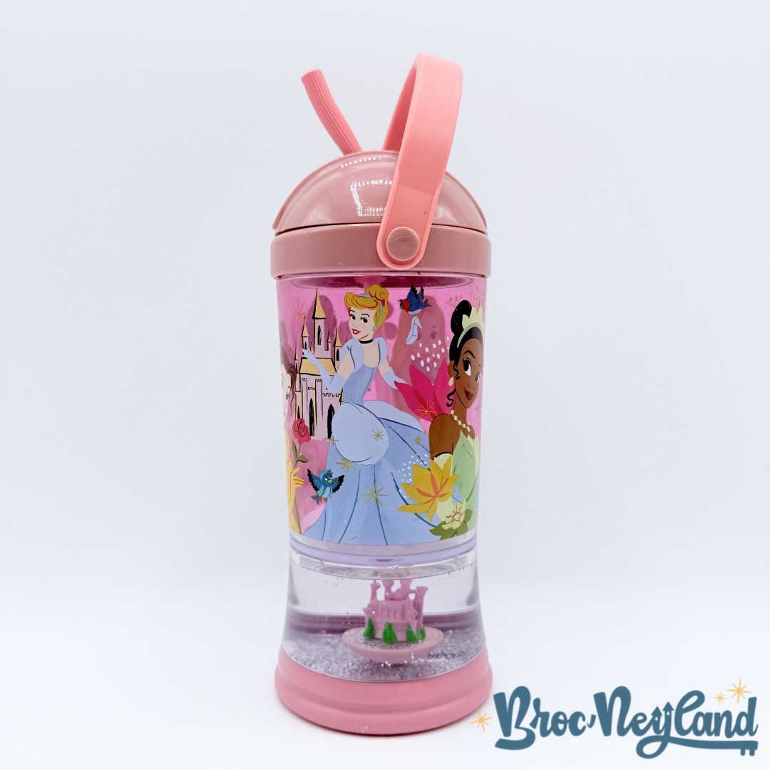 Gourde-Princesses-Disneyland-Disney-gobelet-paille-verre-plastique-rose (2)