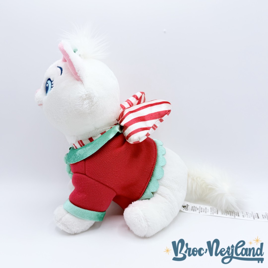 Peluche-Marie-Noël-Disney-Store-2022-Les-aristochats-chat-pull-rouge-30-cm (3)