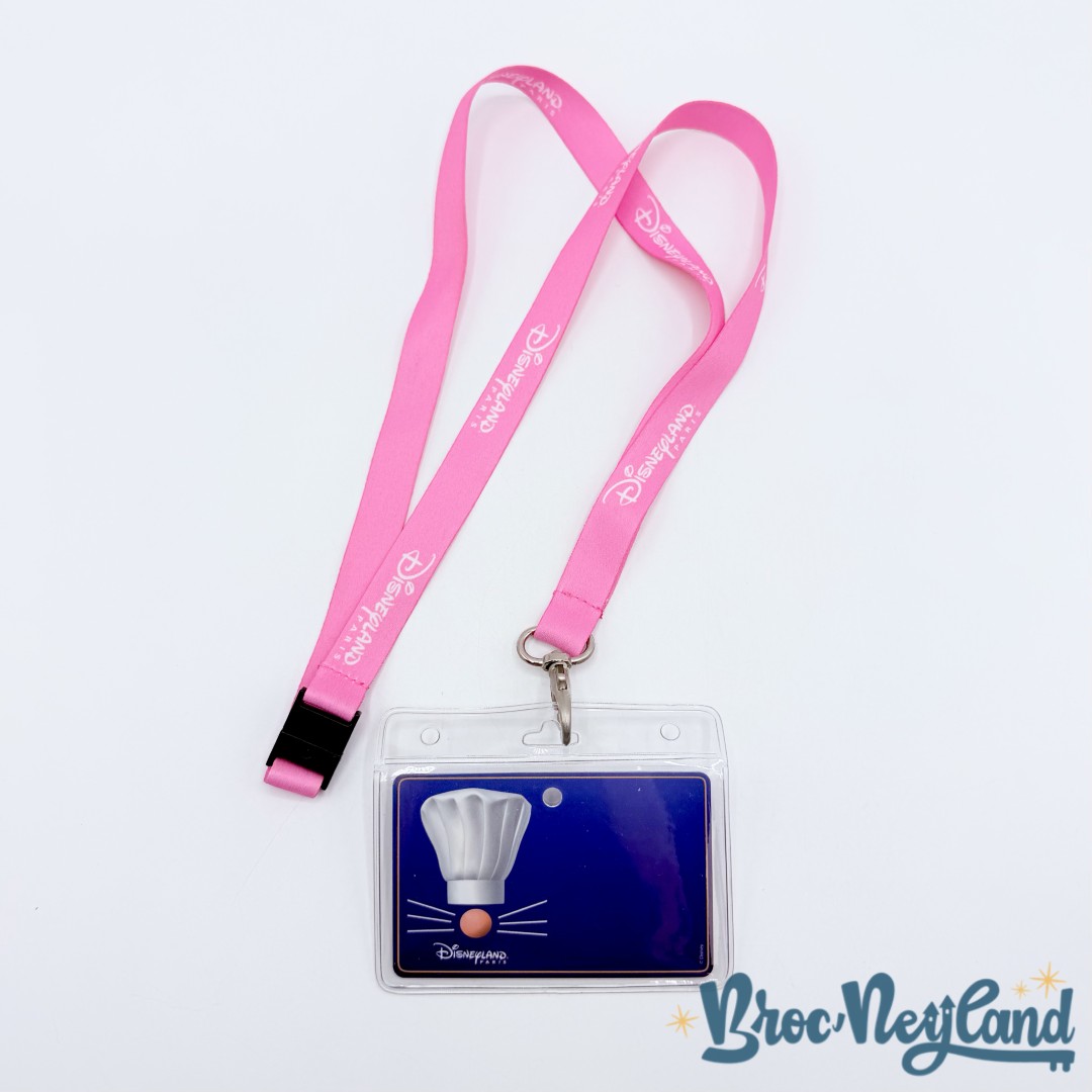 Lanière-Pins-Ratatouille-Cast-Member-Event-Disneyland-Paris-Disney-rose-cordon-tour-de-cou (1)