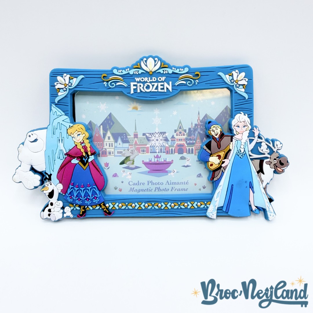 Magnet-Cadre-photo-World-of-Frozen-La-Reine-des-Neiges-Disneyland-Paris-Disney-bleu-aimant (2)